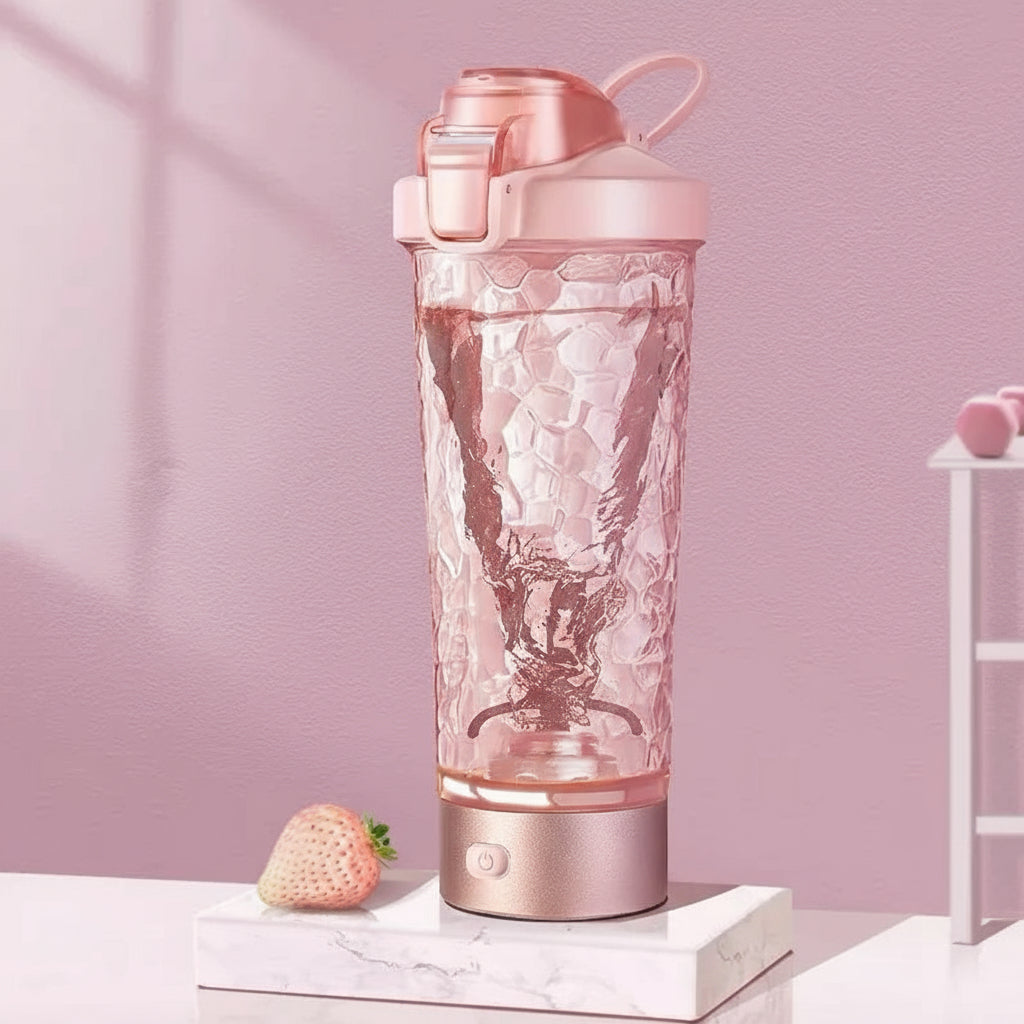 650Ml USB Electric Portable Whey Protein Shaker Bottle Fully Automatic Stirring Cup Rechargeable Gym BA Free Cocktail Blend